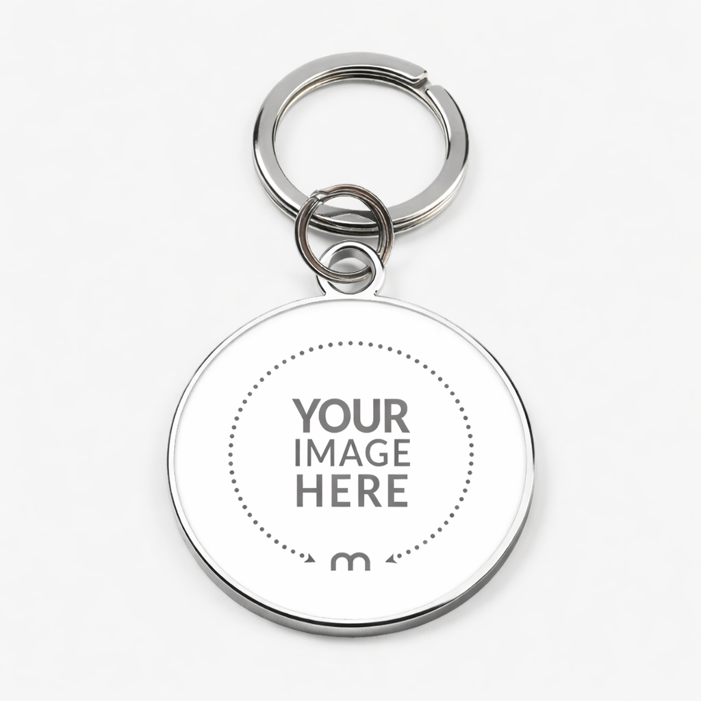 Custom keychain with personalized image printing